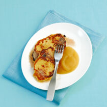 Quarkkeulchen mit Apfelmus Quarkkeulchen mit Apfelmus