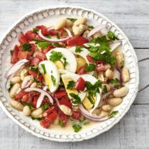 Bohnensalat mit Sesamsauce Bohnensalat mit Sesamsauce