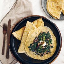 Herzhaft gefüllte Pfannkuchen Herzhaft gefüllte Pfannkuchen
