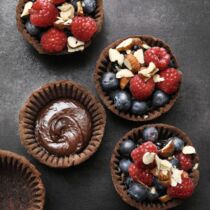 Schokocups mit Ganache Schokocups mit Ganache