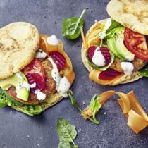 Falafel-Burger Falafel-Burger