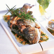 Forellen in Weißwein