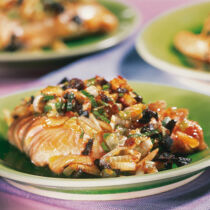 Fisch mit Knoblauchsauce Fisch mit Knoblauchsauce