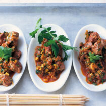 Lammwürfel mit Zitronensauce