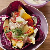 Mangosalat mit Thunfisch