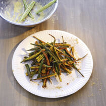 Crispy Masala-Okra-Sticks Crispy Masala-Okra-Sticks