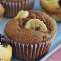 Schokoladige Bananen-Muffins Schokoladige Bananen-Muffins