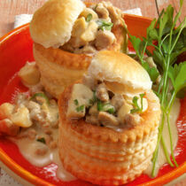 Eingemachtes Kalbfleisch