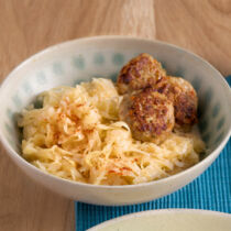 Frikadellen mit Kraut