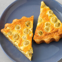 Quarkquiche mit Stachelbeeren Quarkquiche mit Stachelbeeren