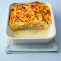 Kohlrabi-Polenta-Auflauf