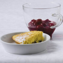 Ofen-Schmarrn mit Glühweinkirschen