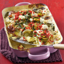 Lauchgratin mit Kartoffeln