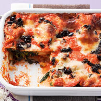 Lasagne mit Romanasalat Lasagne mit Romanasalat