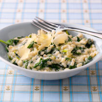 Spinat-Graupen-Risotto