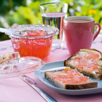 Rosa Johannisbeergelee