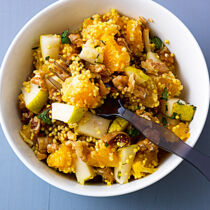 Hirse-Orangen-Salat Hirse-Orangen-Salat