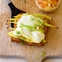 Fencheltoast mit Mozzarella