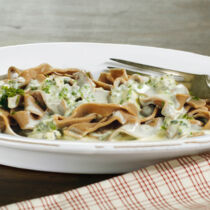 Kakaonudeln mit Gorgonzolasauce Kakaonudeln mit Gorgonzolasauce