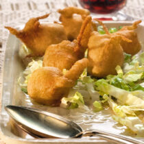 Käse in Buchweizenteig Käse in Buchweizenteig