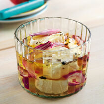 Harzer im Zwiebel-Apfel-Essigsud