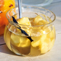 Ingwerwurzeln in Sirup