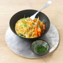 Safran-Orangen-Risotto