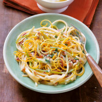 Linguine mit Zitronen-Sahne-Sauce