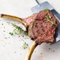 Gegrillte Hirschkarrees Gegrillte Hirschkarrees