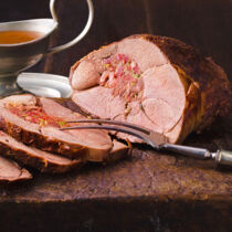 Gefüllte Rehkeule Gefüllte Rehkeule