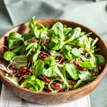 Feldsalat mit Granatapfel Feldsalat mit Granatapfel