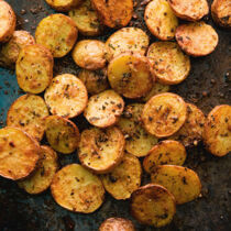 Gebackene Blechkartoffeln Gebackene Blechkartoffeln