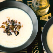 Geriebene Kartoffelsuppe