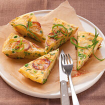 Kartoffel-Tortilla mit Erbsen Kartoffel-Tortilla mit Erbsen