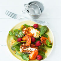 Mangoldsalat mit Aprikosen Mangoldsalat mit Aprikosen