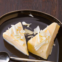 Weißes Schokoparfait