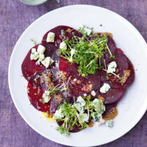 Rote-Bete-Teller mit Käse