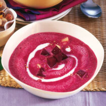 Rote-Bete-Suppe mit Ingwer