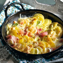 Lauch-Kartoffel-Gratin