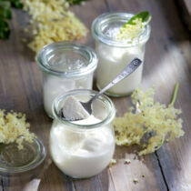 Holunderblütenmousse