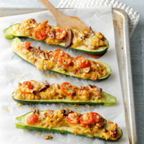 Gefüllte Zucchini Gefüllte Zucchini