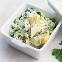 Artischockenpaste mit Ricotta