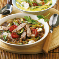 Entensuppe mit Linsen Entensuppe mit Linsen