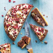 Cranberry-Schokokuchen