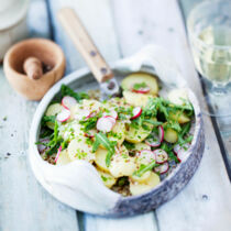 Kartoffelsalat mit Radieschen Kartoffelsalat mit Radieschen