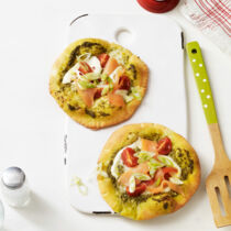 Lachs-Mozzarella-Torteletts