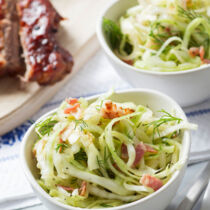 Krautsalat mit Speck Krautsalat mit Speck