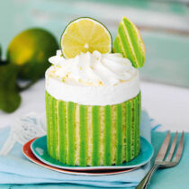 Limettentörtchen im Streifenhemd Limettentörtchen im Streifenhemd