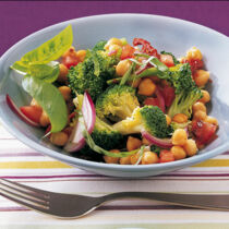 Brokkoli mit Kichererbsen Brokkoli mit Kichererbsen