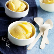 Aprikosensorbet